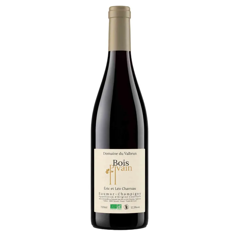 vin rouge Loire - Saumur Champigny Bio (AOC) | Bois Pivain - Domaine du Valbrun