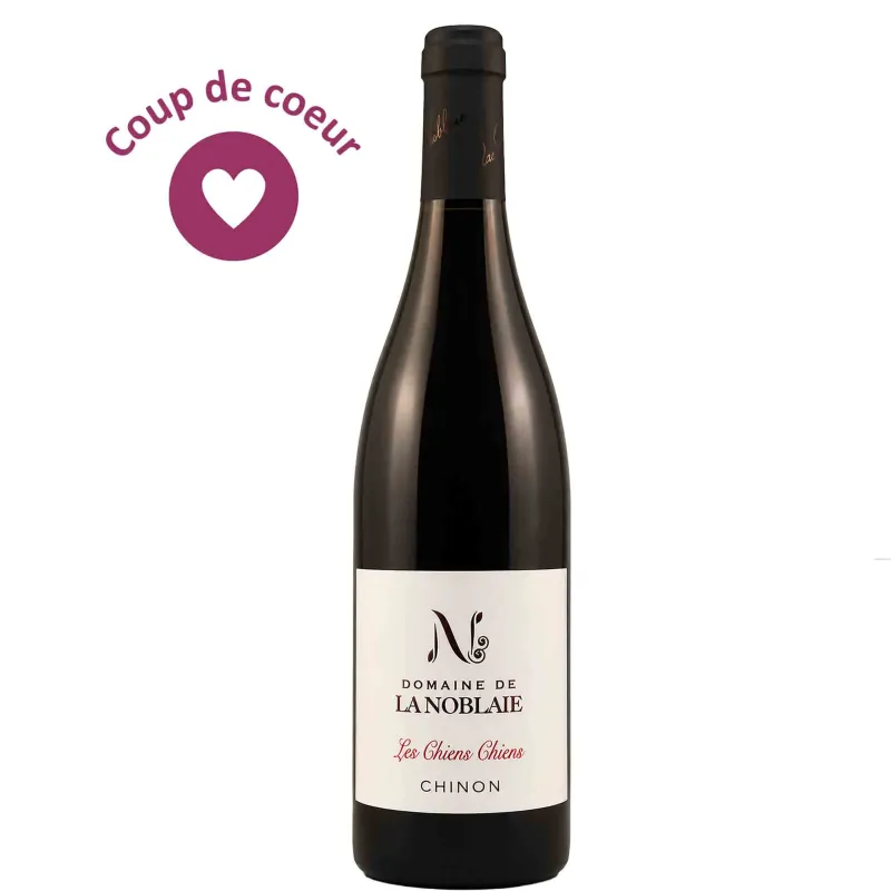vin rouge Loire - Chinon Bio (AOC) -  Les Chiens chiens - Domaine de la Noblaie