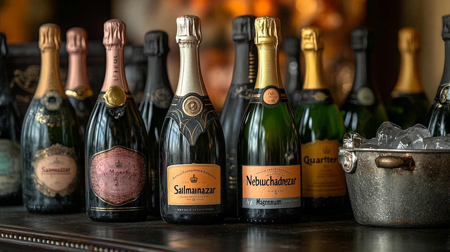Taille des bouteilles de champagne : Guide complet