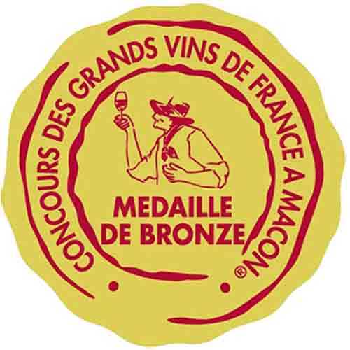 Concours Grands Vins de France Mâcon Bronze  